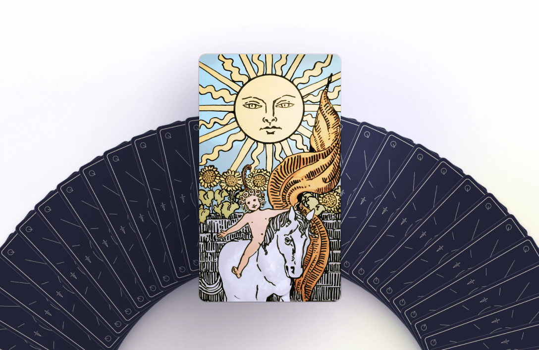Shuffling and drawing a tarot card for an authentic reading experience.
